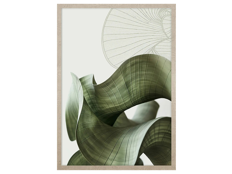 Obraz w ramie Art og Leaves No.2