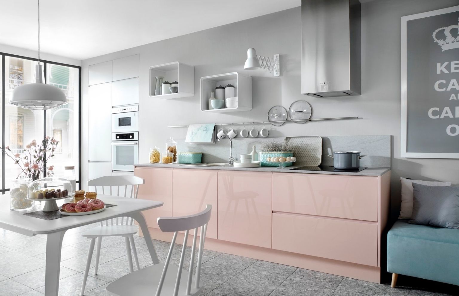 okno w kuchni aranżacja