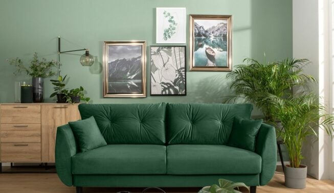 Salon w kolorze szałwii – gorący trend 2022