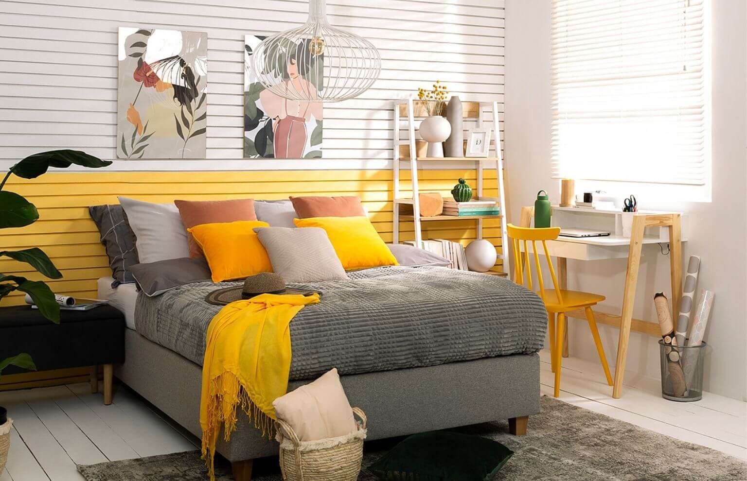 urban jungle sypialnia