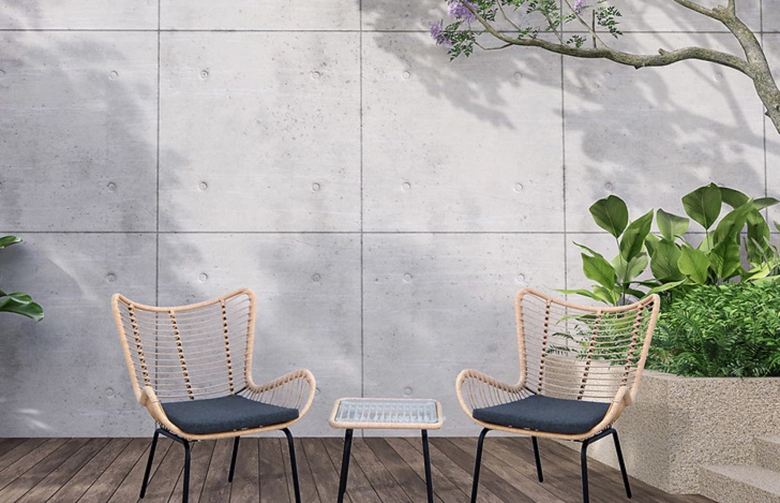 ZESTAW MEBLI OGRODOWYCH DALLAS