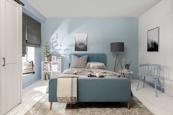 Sypialnia modern classic z łóżkiem Salta