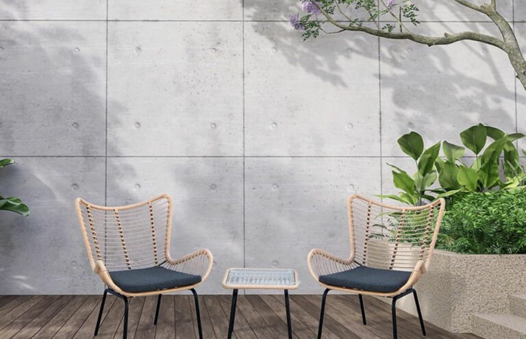 taras w stylu rustykalnym