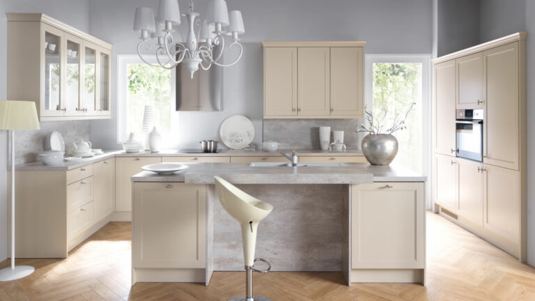 kuchnia w stylu shabby chic