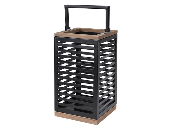 Czarno-brązowa latarenka