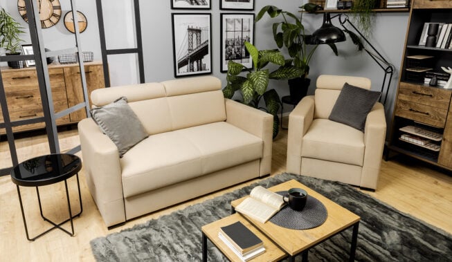 Meble tapicerowane do salonu – trendy 2022
