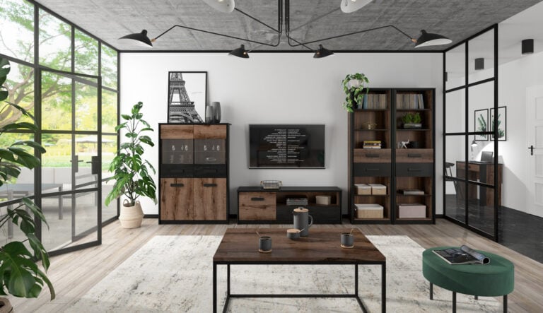 Pokój dzienny z kolekcją Kassel