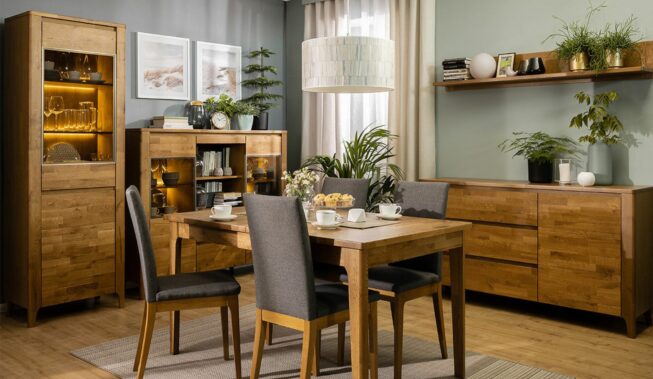 Aranżacja stołu w salonie – inspiracje z kolekcją SAWIRA