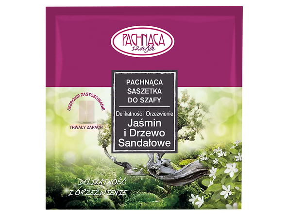 Saszetka zapachowa: jaśmin i drzewo sandałowe