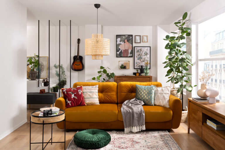 Pokój dzienny z kolekcją Sawira