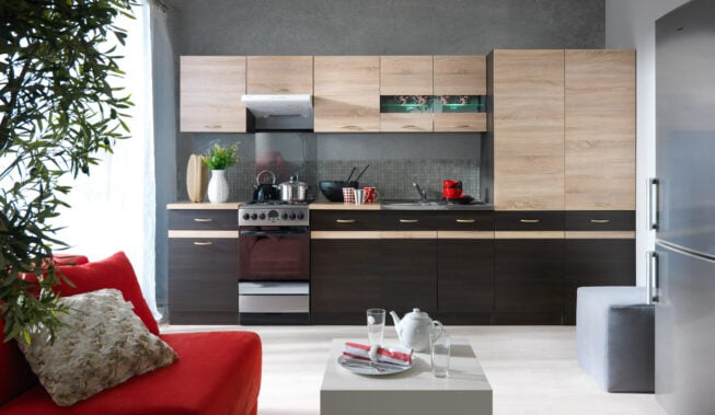 Kuchnia dąb sonoma – aranżacje