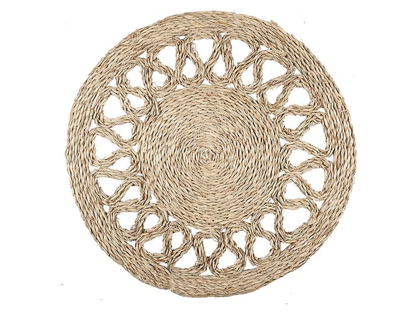 Słomiany dywan - okrągły