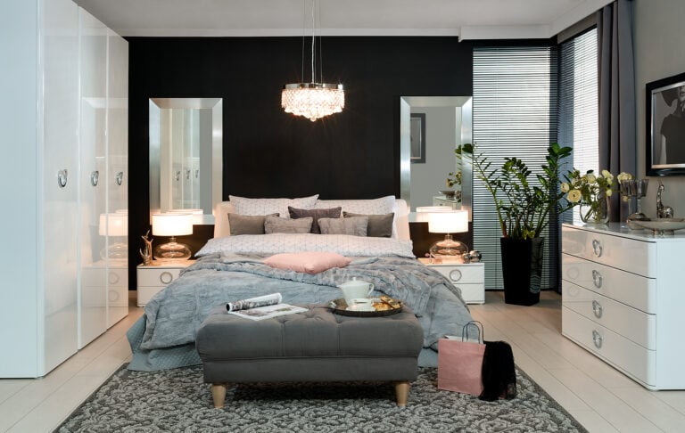 przytulne lampy do sypialni