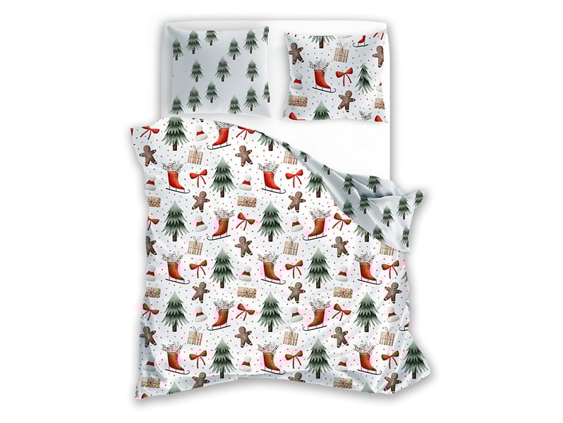 Komplet pościeli bawełnianej Happy Holiday