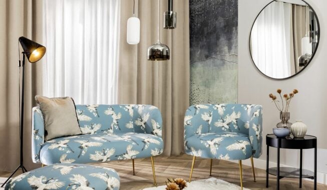 Lustro do salonu glamour — aranżacje