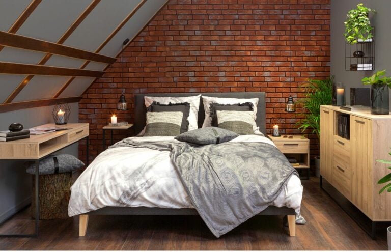 oświetlenie sypialni na poddaszu