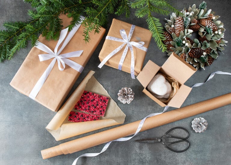 Pakowanie prezentów - aranżacja