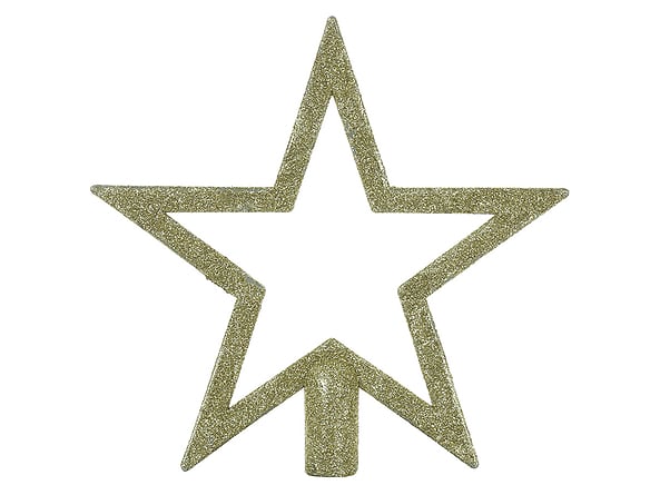 Złota gwiazda na choinkę