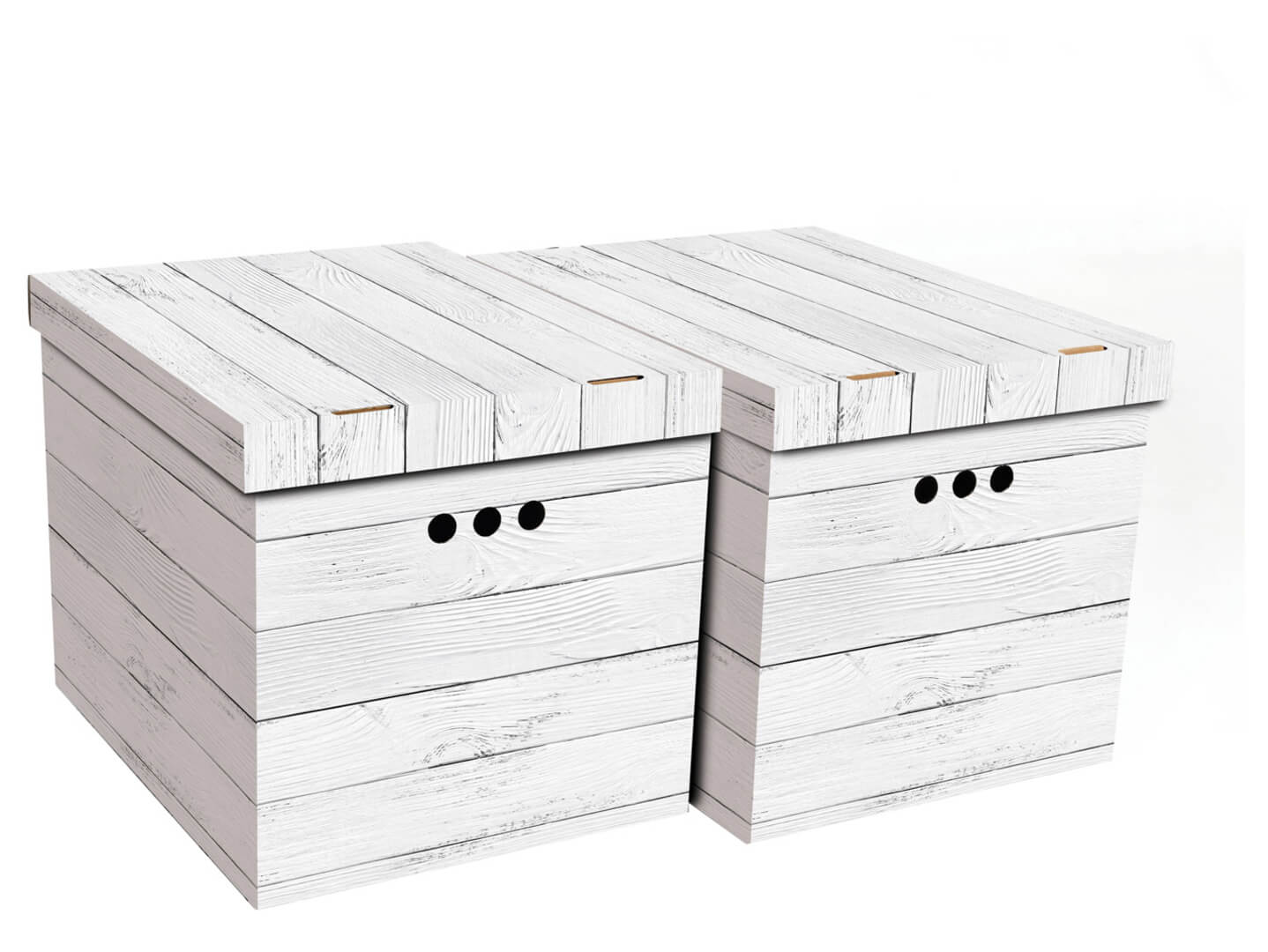 KOMPLET 2 PUDEŁ XL BRZOZA