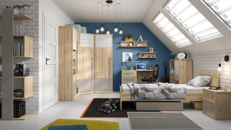 Namek pokój ze skosem