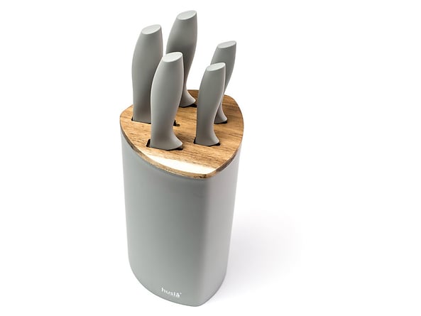 Zestaw noży w bloku Husla