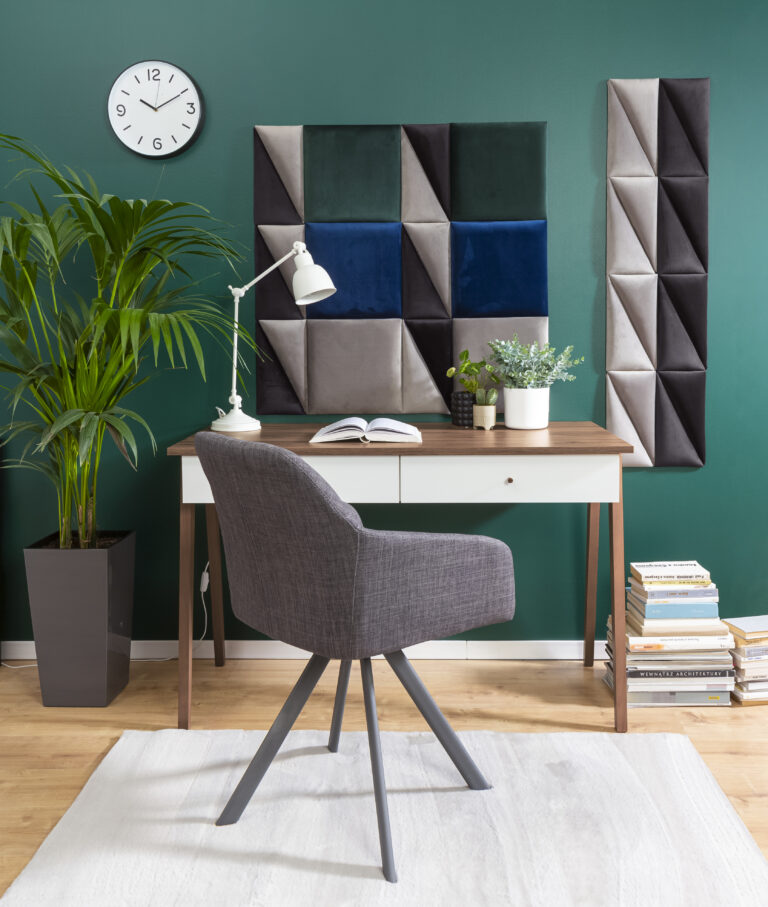 Panele tapicerowane w salonie