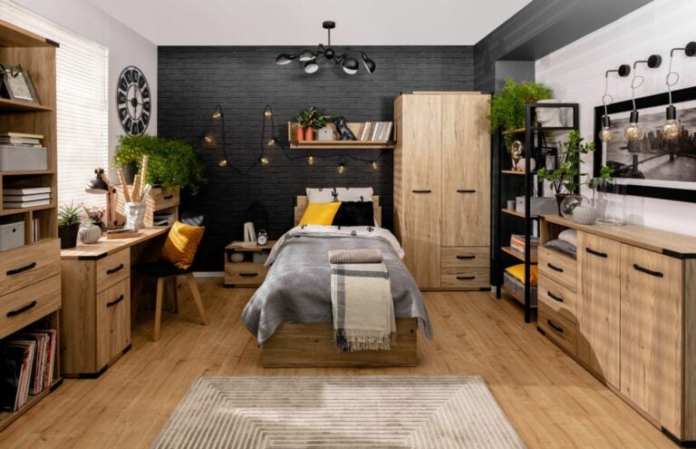 pokój dziecięcy w stylu rustykalnym