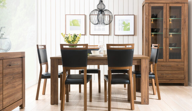 Lamele w jadalni – inspiracje