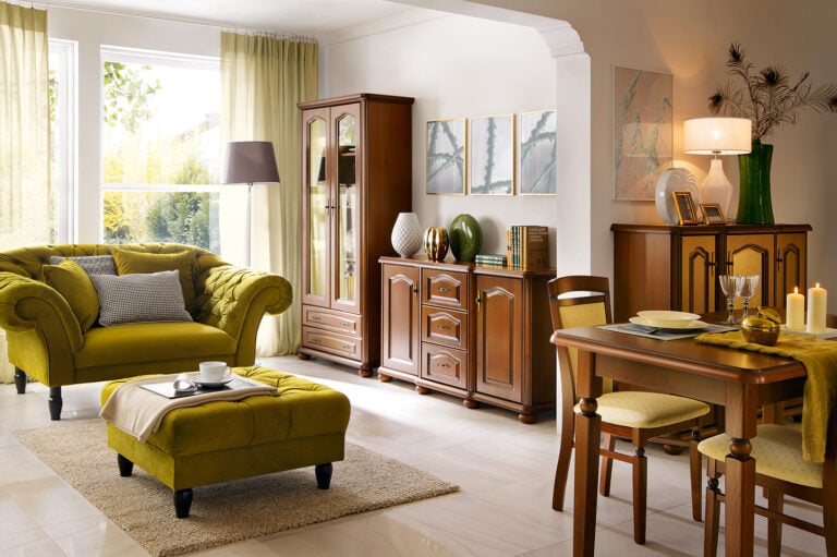 Jadalnia w stylu angielskim - kolekcja Natalia