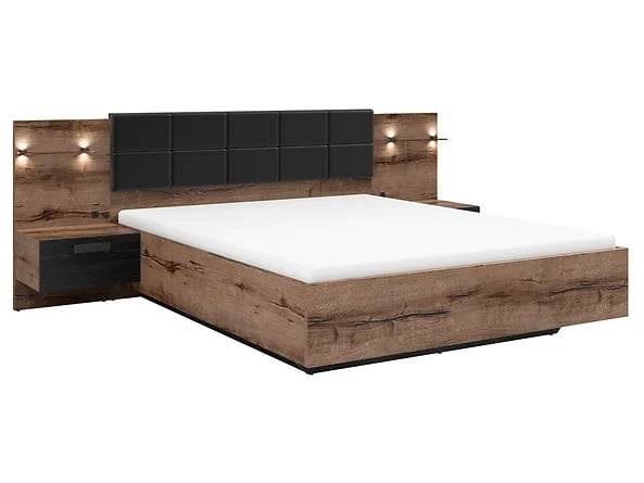 Łóżko z pojemnikiem Kassel półprofil