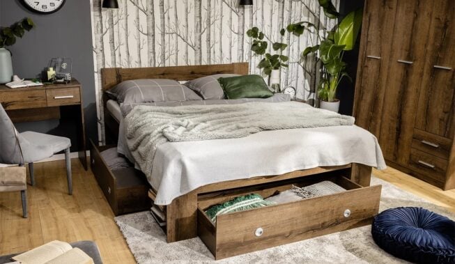 Sypialnia w stylu leśnym – sen w rytmie natury