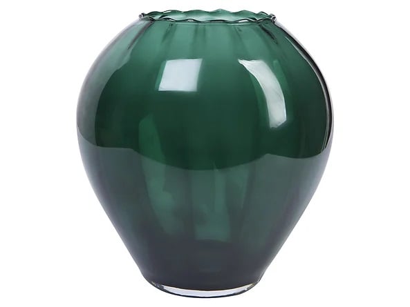 Butelkowozielony wazon