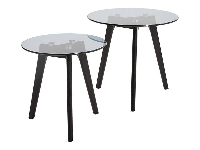 Zestaw dwóch okrągłych stolików Liam