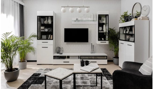 Salon czarno-biały – glamour w klasycznej odsłonie!