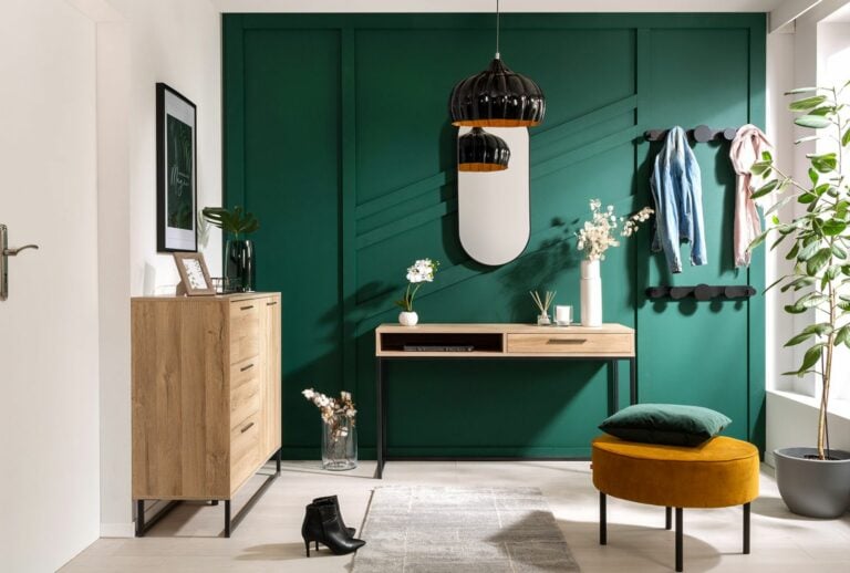 Mały nowoczesny przedpokój