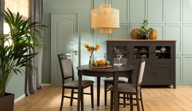 Kolor szałwiowy – z czym łączyć go we wnętrzach?