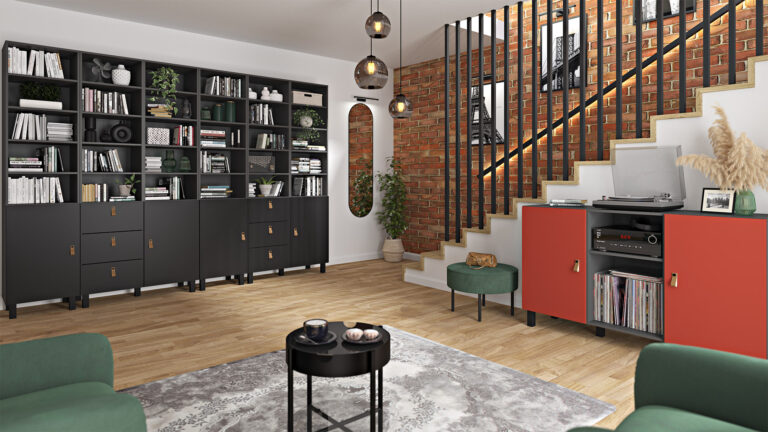 Schody w salonie aranżacje