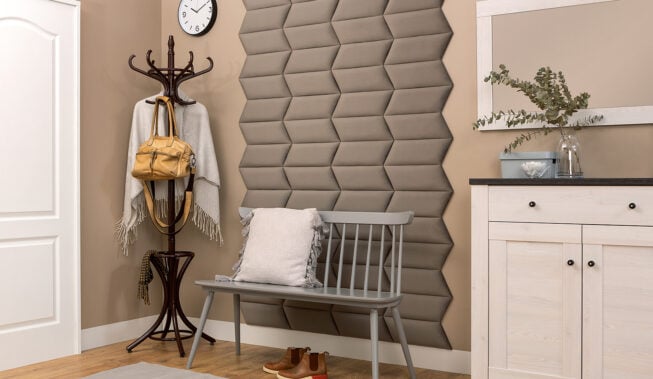 Panele tapicerowane w przedpokoju – aranżacje