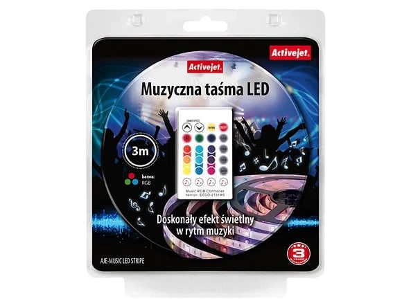 Muzyczna taśma LED Activejet