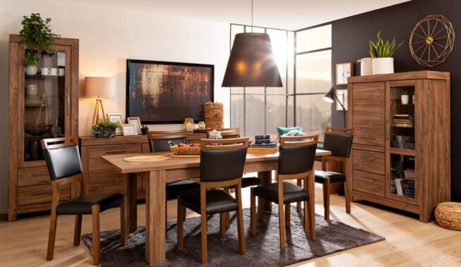 Salon glamour z drewnem – połączenie, które Cię zaskoczy!