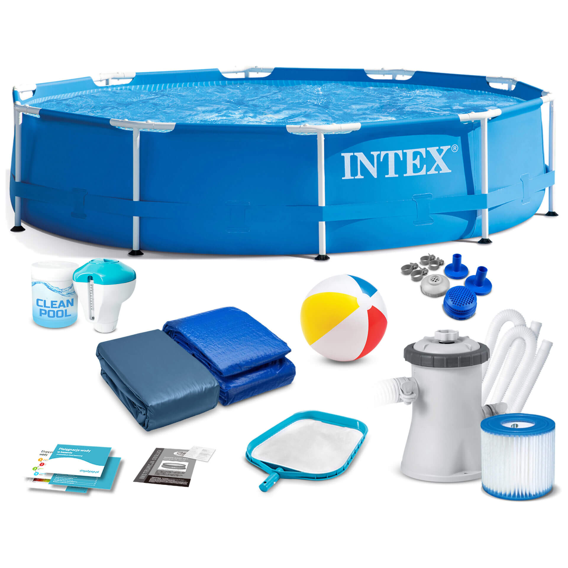basen ogrodowy stelażowy Intex 305x76 cm