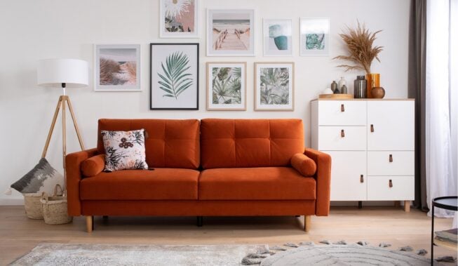 Sofa w salonie – inspiracje z nową kolekcją mebli wypoczynkowych Black Red White