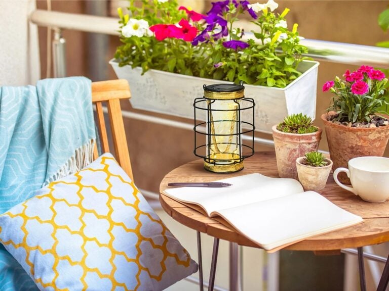 Lampion solarny Peonia LED