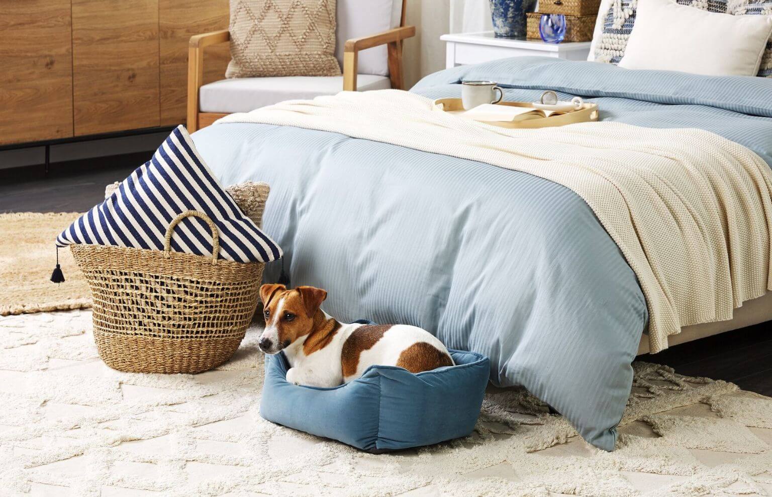 Legowisko 50 x 35 cm niebieski izmir