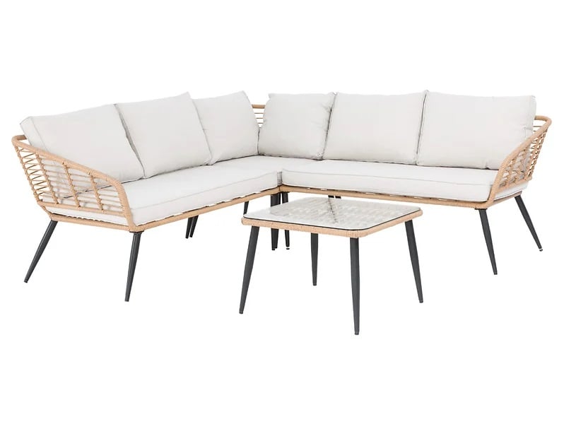 Zestaw mebli ogrodowych z technorattanu Kalifornia