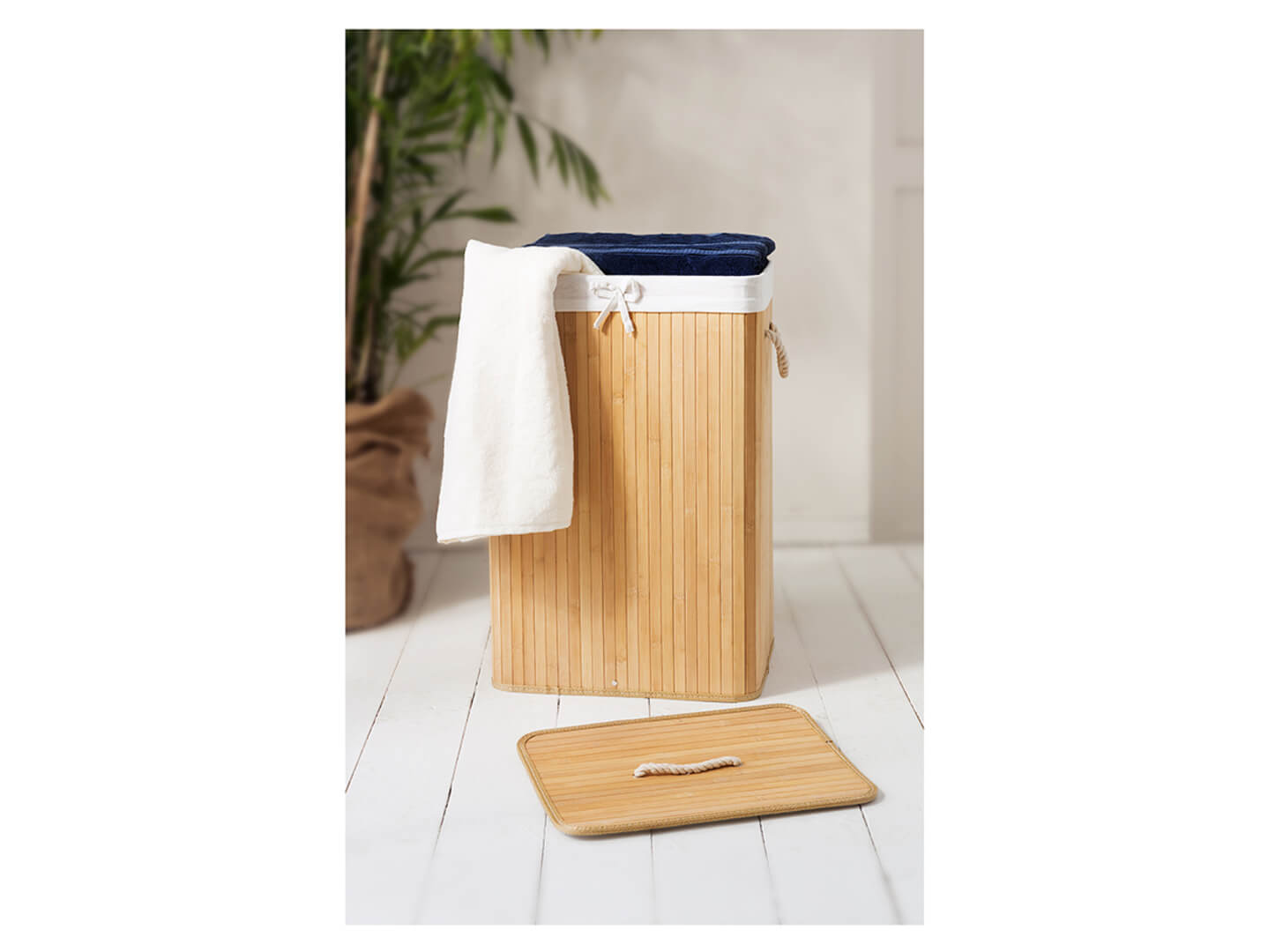 kosz na pranie bamboo