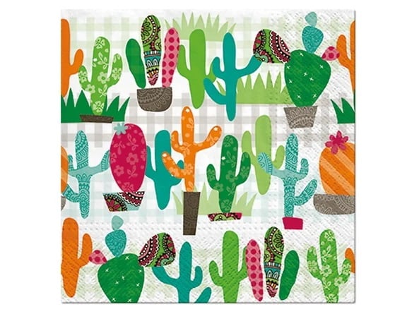 Serwetki Cactus Garden