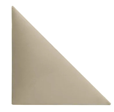 Panel tapicerowany trójkąt 30x30 beżowy
