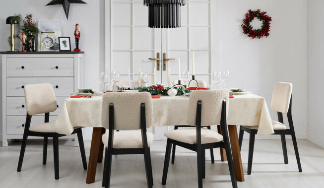 Świąteczny salon glamour – inspiracje z Black Red White