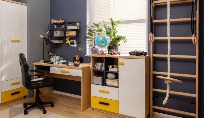 Wąski pokój młodzieżowy – inspiracje